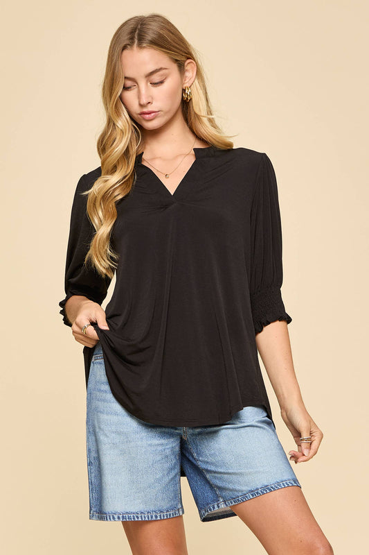 The Lizzy Top-Black