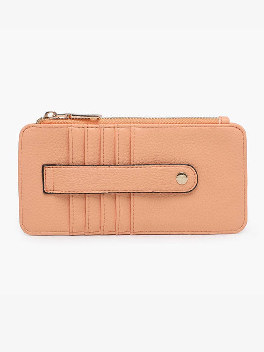 Saige Slim Card Holder-Sherbet