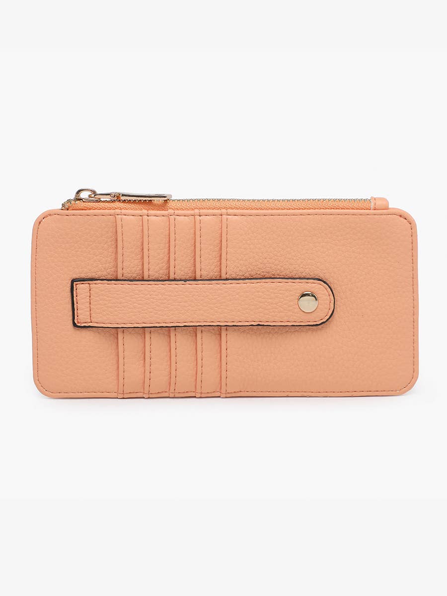Saige Slim Card Holder-Sherbet