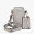 Parker Compartment Crossbody- Grey