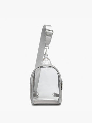 Ellen Clear Sling Bag w/ Removable Strap