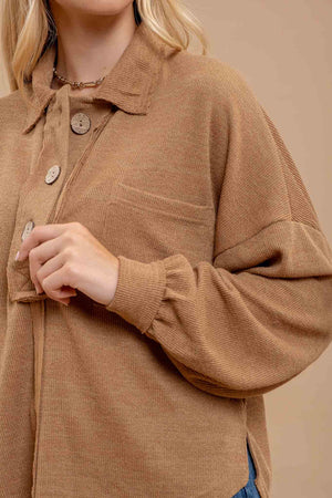 The Brie Shirt-Almond