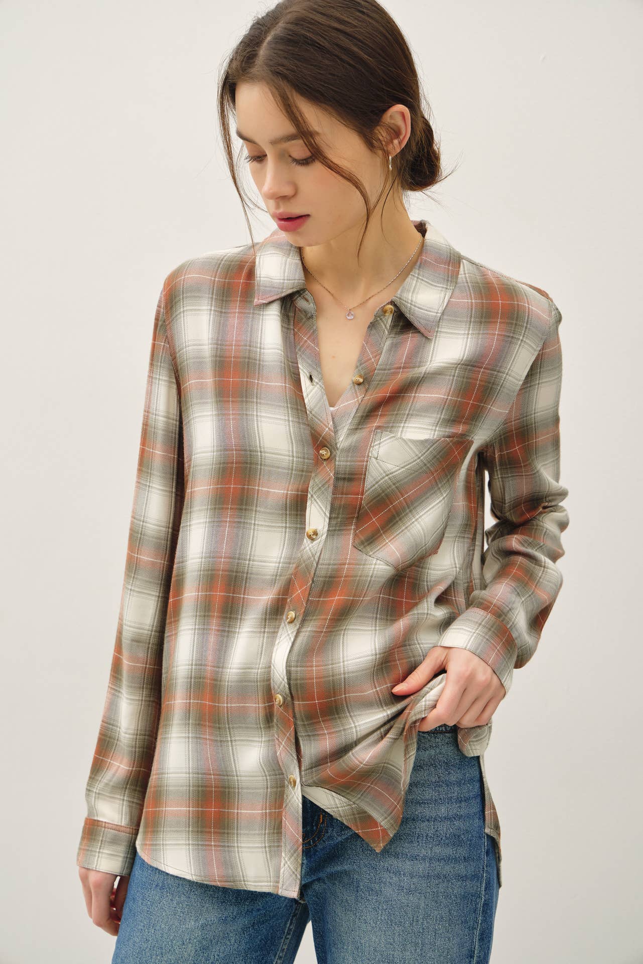 Robertson Plaid-Olive