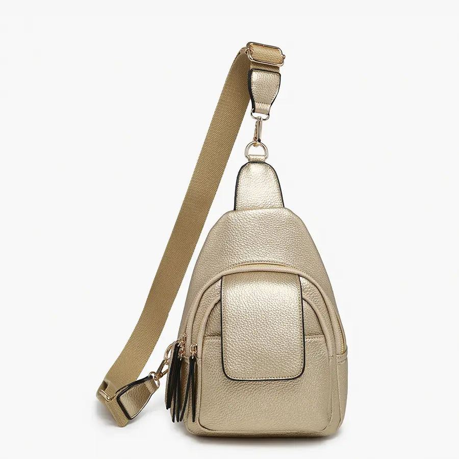 Sophia Sling Bag w/ Flapover Pocket