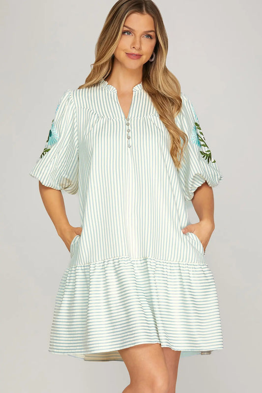 Harbor Floral Mini Dress