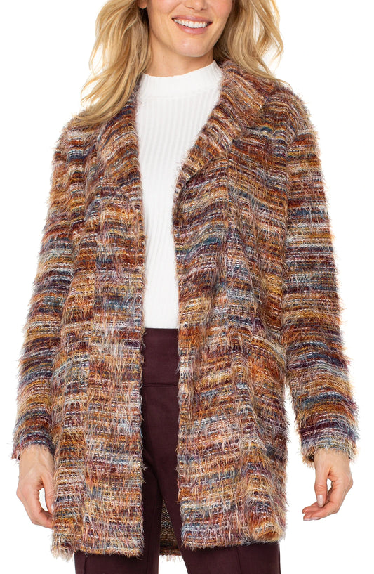 Liverpool Coatigan-Multi Feather