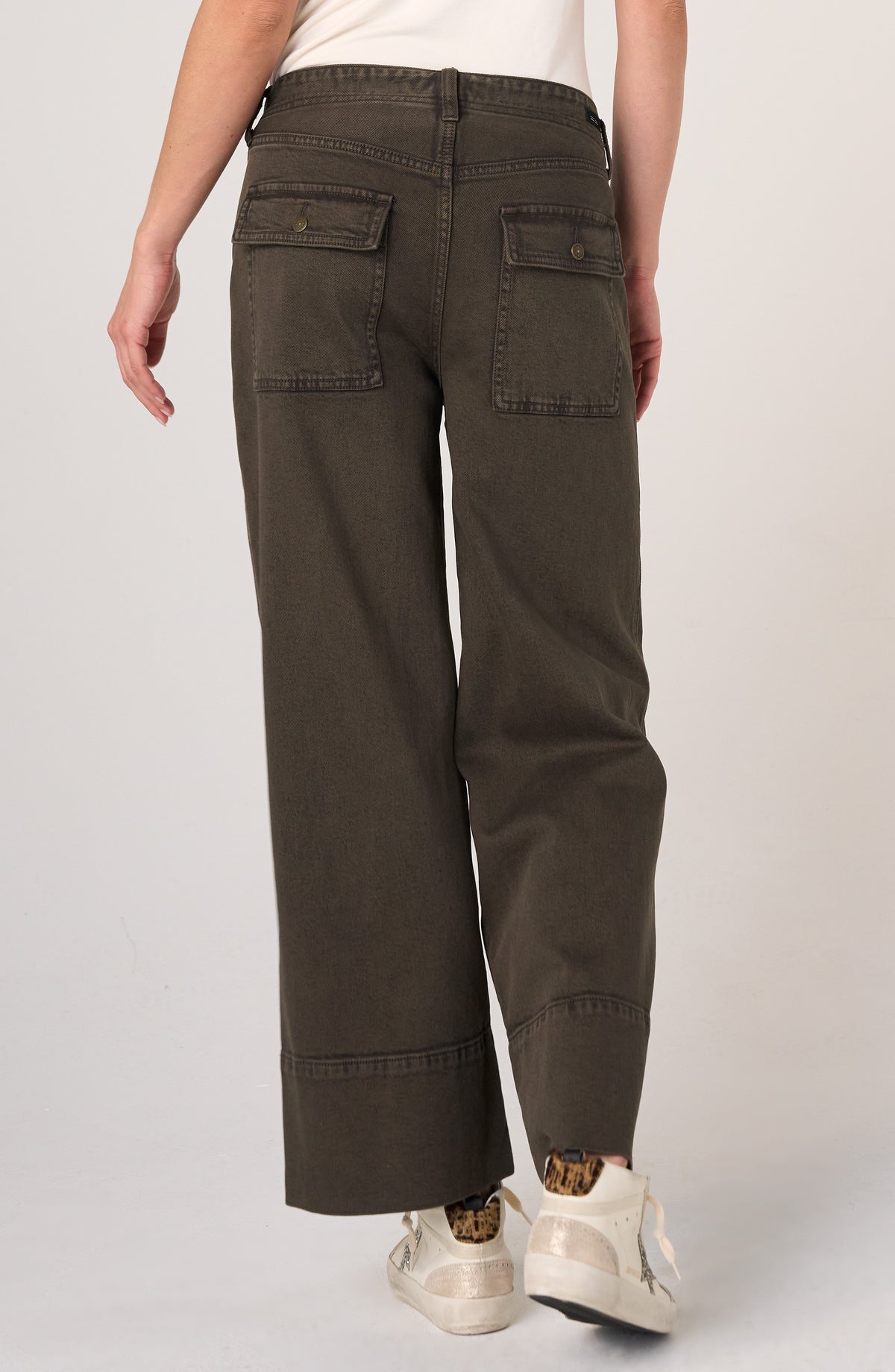 Liverpool Utility Straight Denim- Mosswood