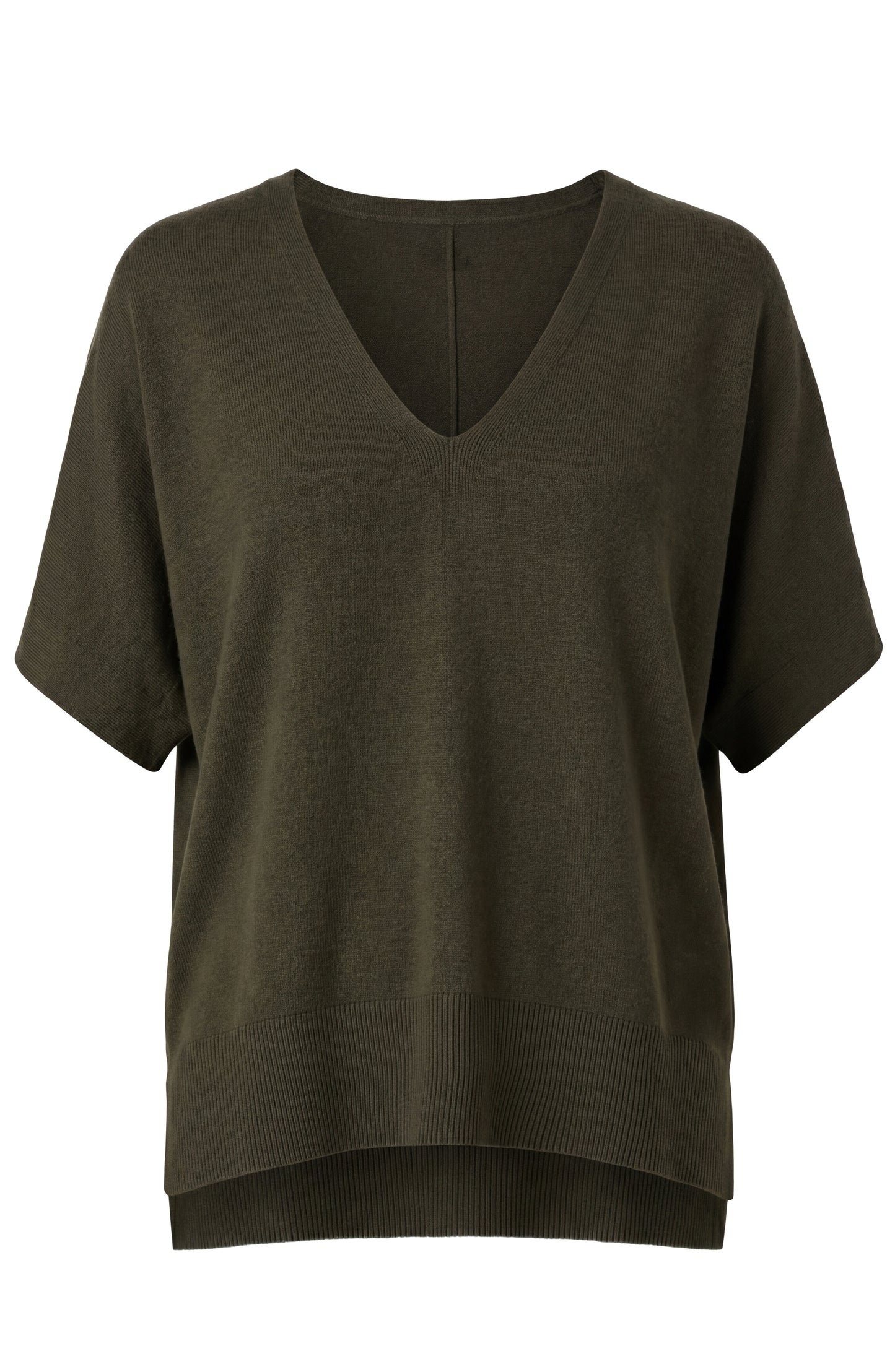 Liverpool Dolman Popover Top- Hunter Green