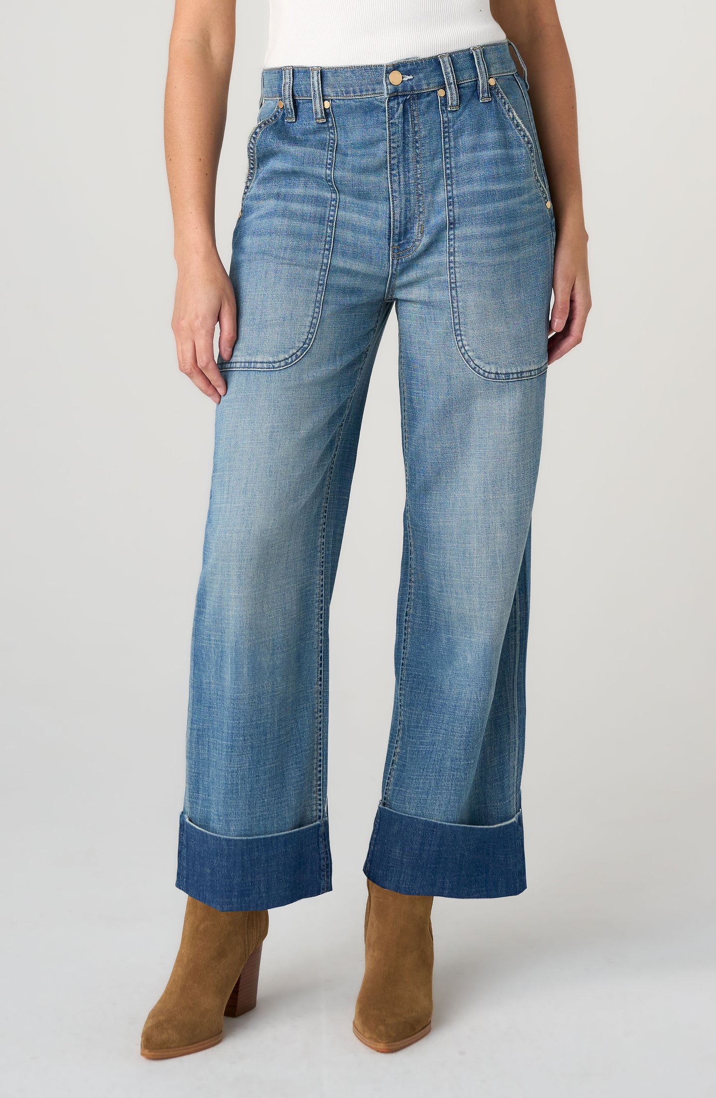 Liverpool Relaxed Straight Denim