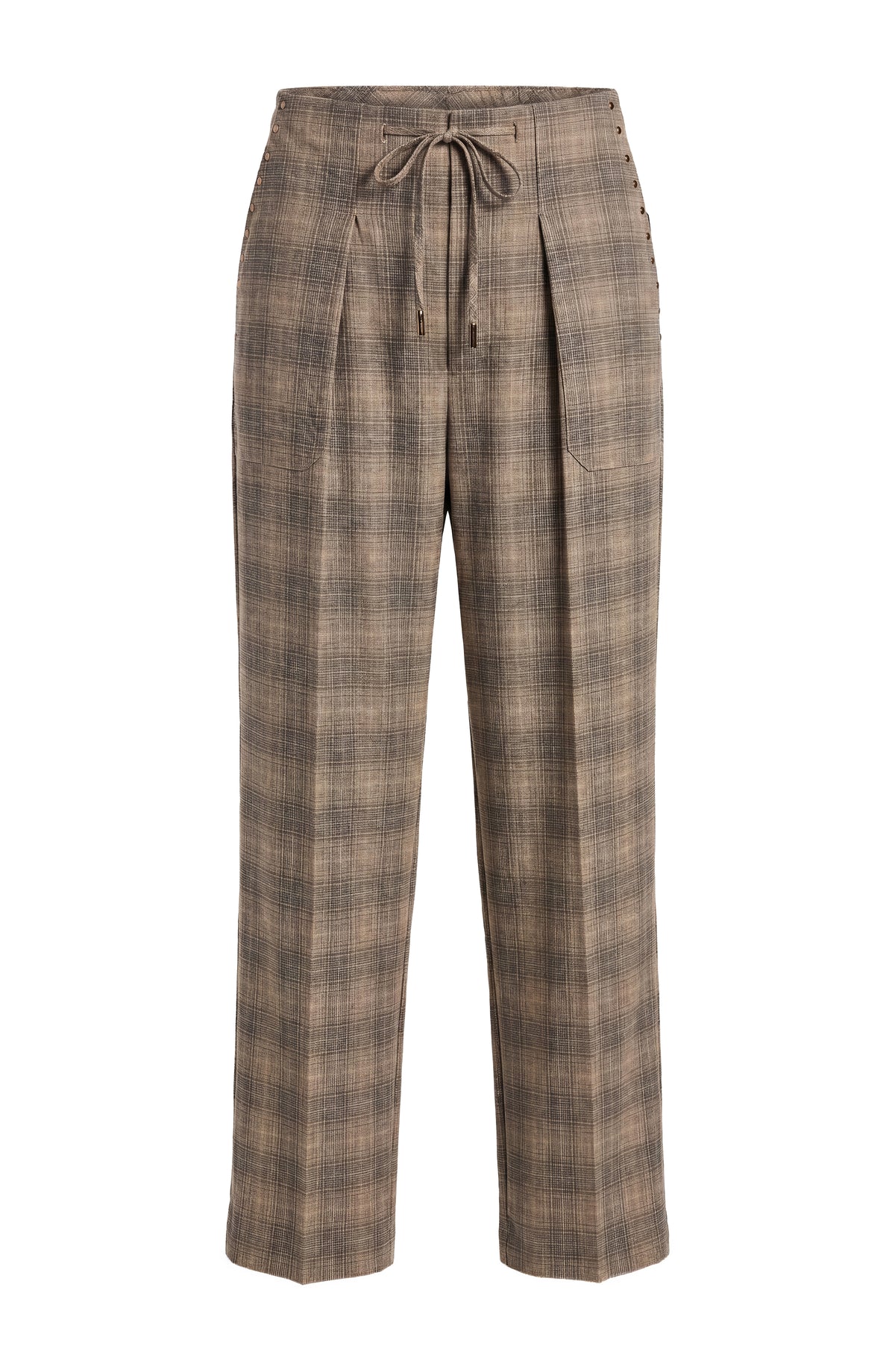 Liverpool High Rise Crop Trouser - Multi Plaid