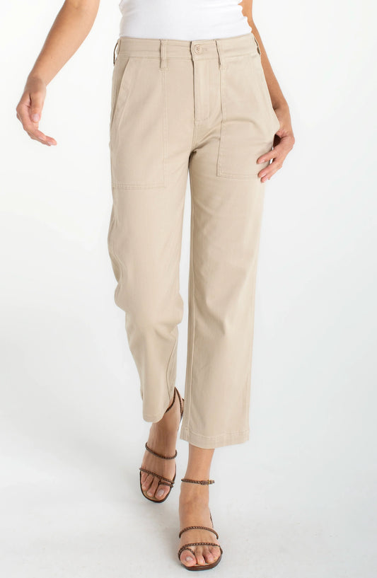 Utility Crop Straight With Side Tabs