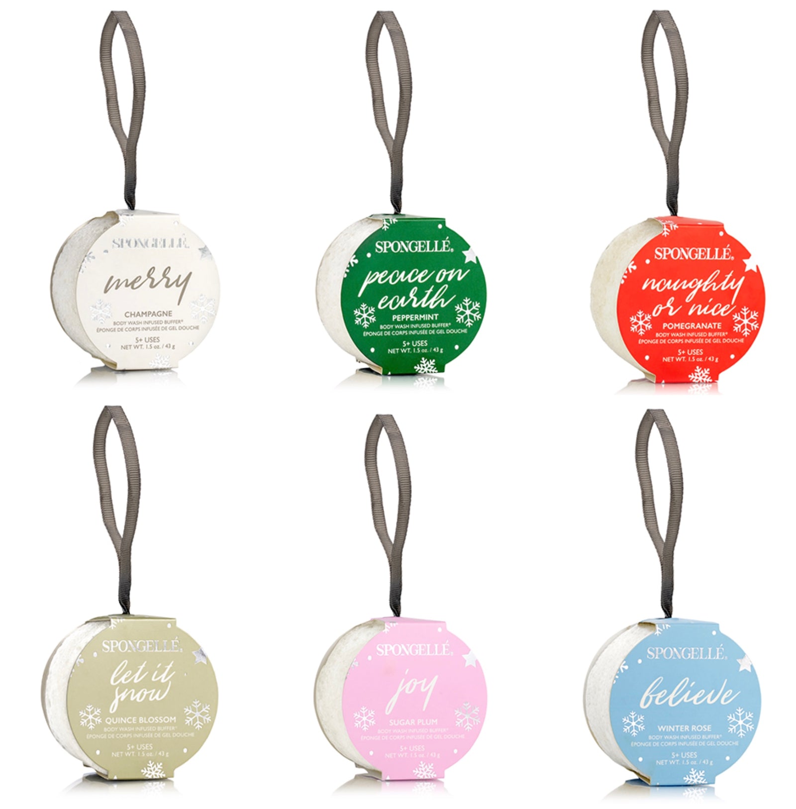 Spongella Holiday Edition Buffers