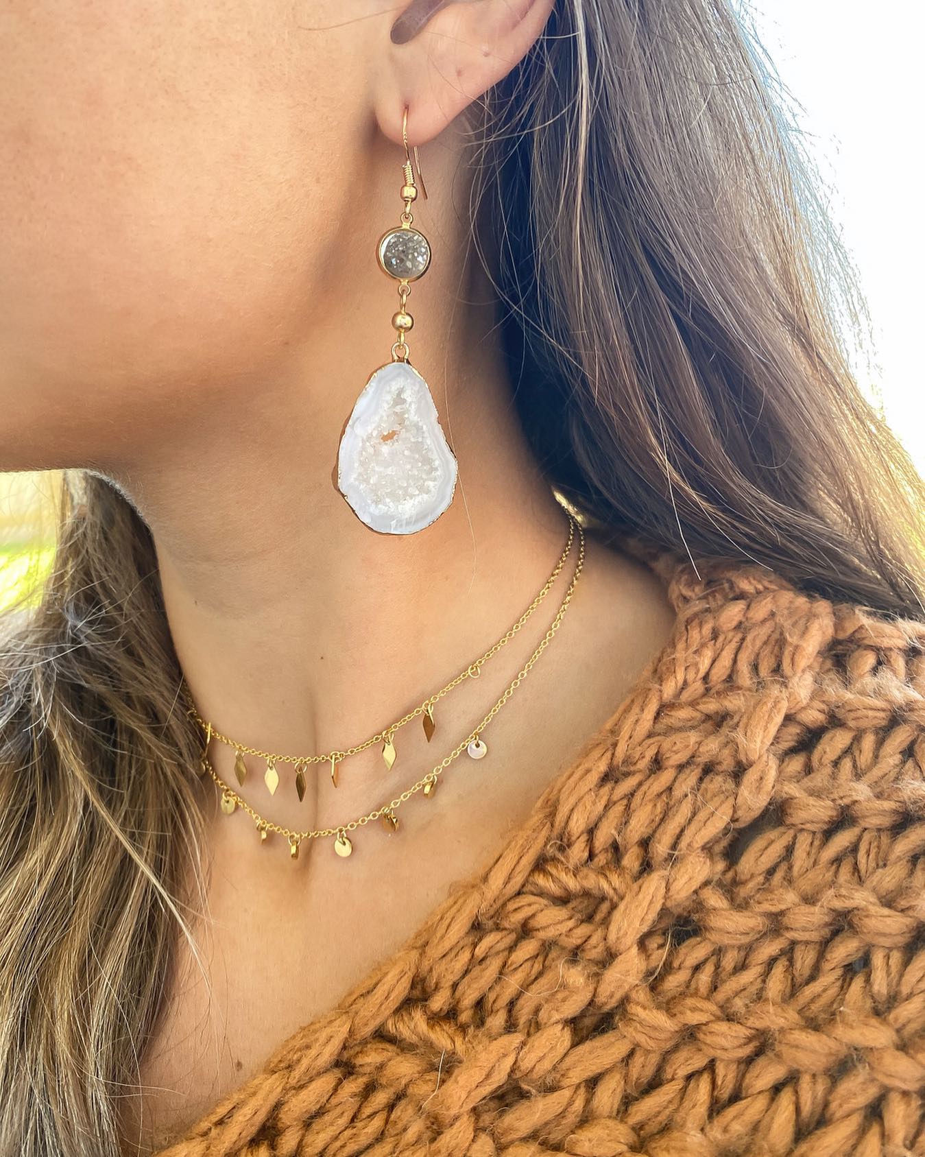 Goddess Collection Brynlee Necklace Gold