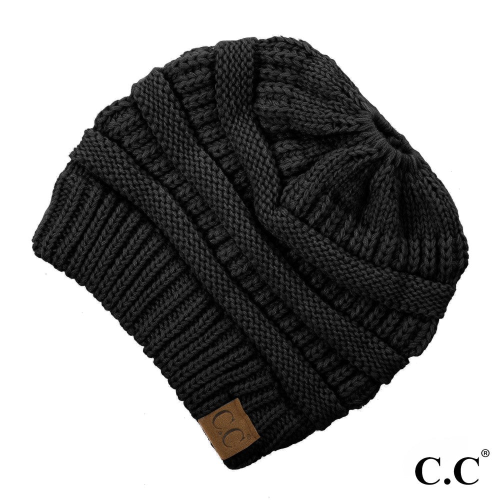 CC  Beanie Pony Tail-Messy Bun