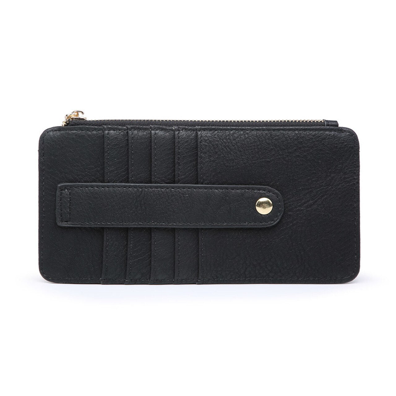 Saige Slim Card Holder Wallet-Black