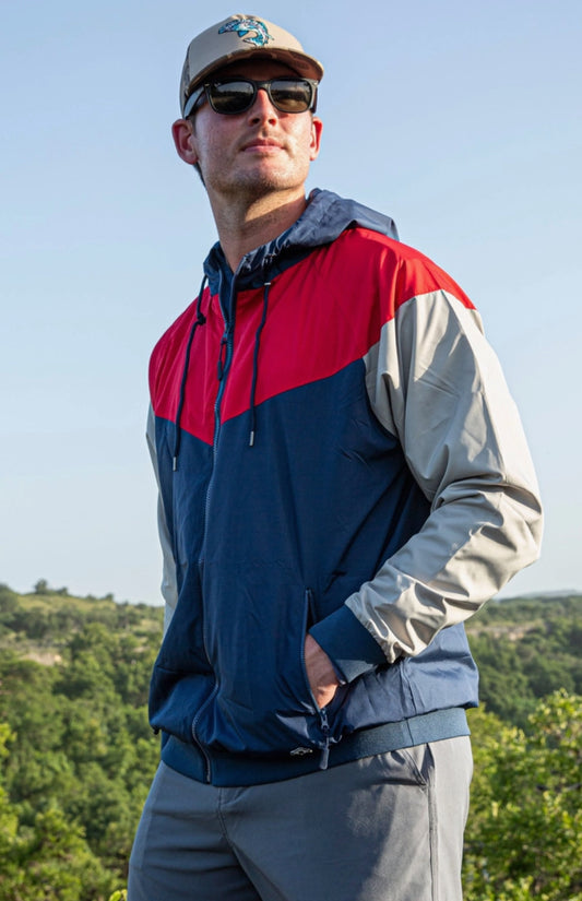 Burlebo-Patriotic Wind Breaker