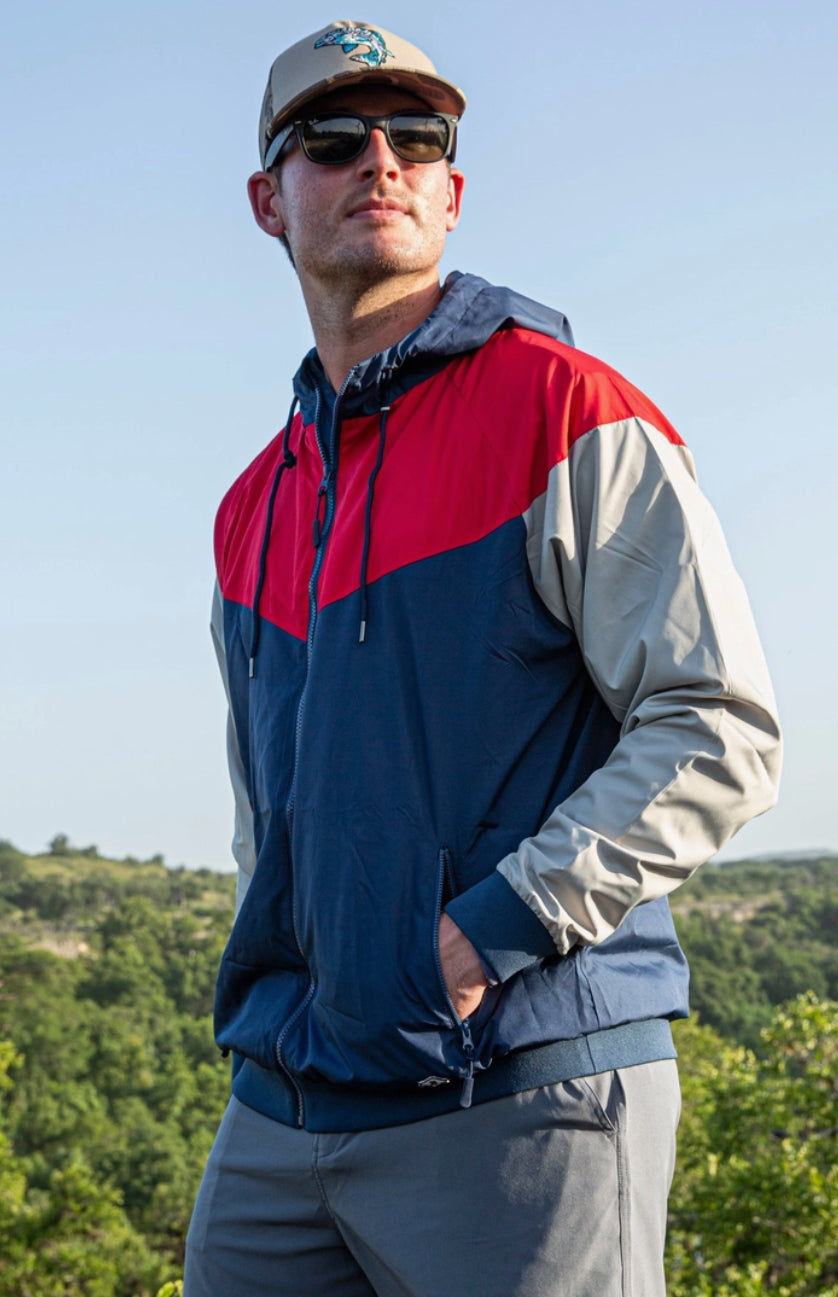 Burlebo-Patriotic Wind Breaker