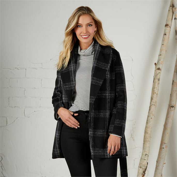 Winchester Plaid-Black (Mud Pie)