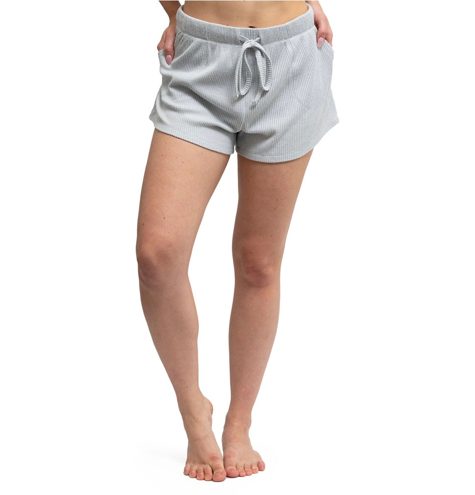 Cuddle Blends Shorts-Gray