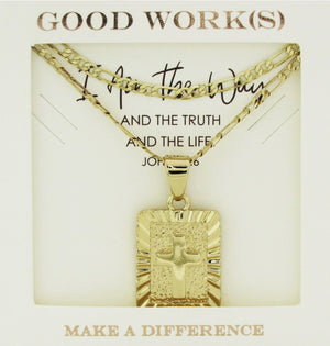 Good Works-Jesus Necklace