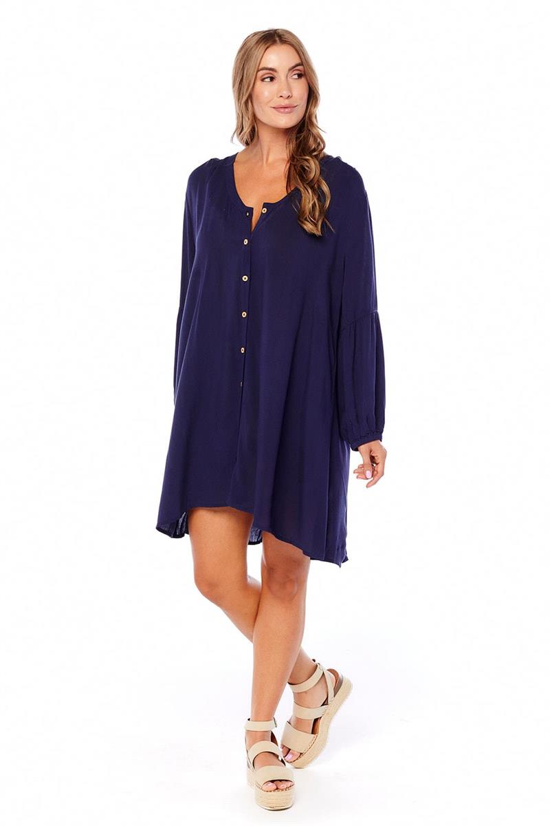 Vienna Cover Up-Navy