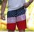 Burlebo-American Flag Swim Shorts