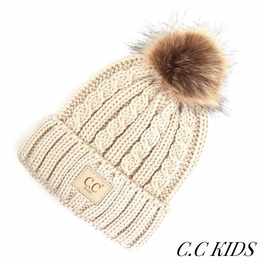 CC. Beanies Kids Pom Pom
