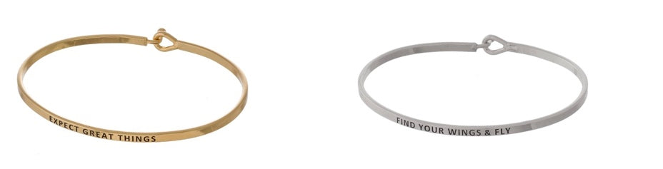 Inspirational Bracelets-Metal