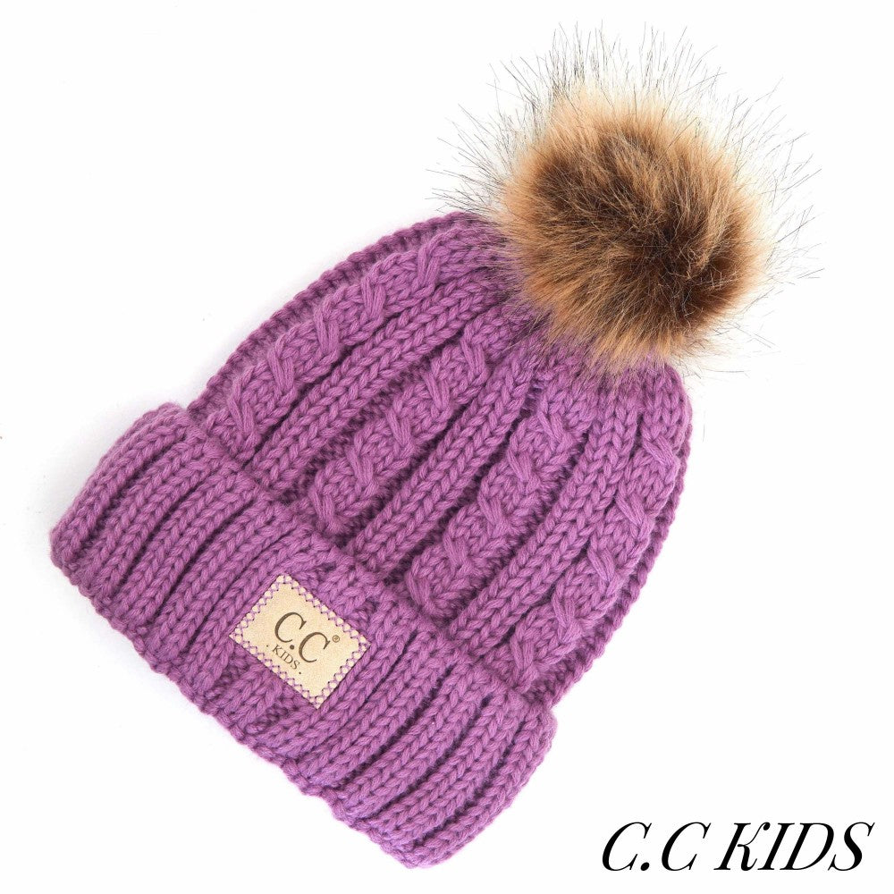 CC. Beanies Kids Pom Pom