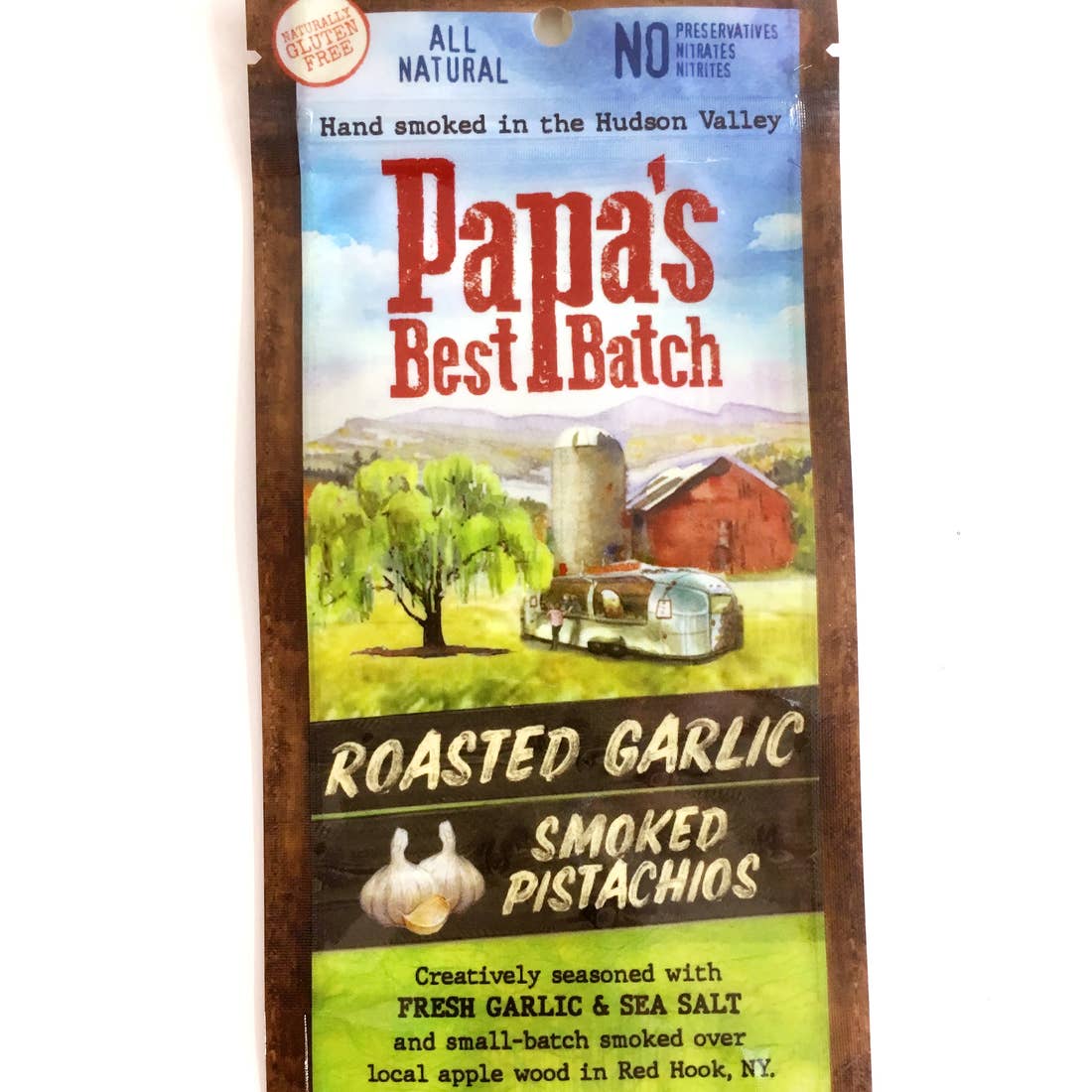 Papa’s Best-Smoked Roasted Garlic Pistachio