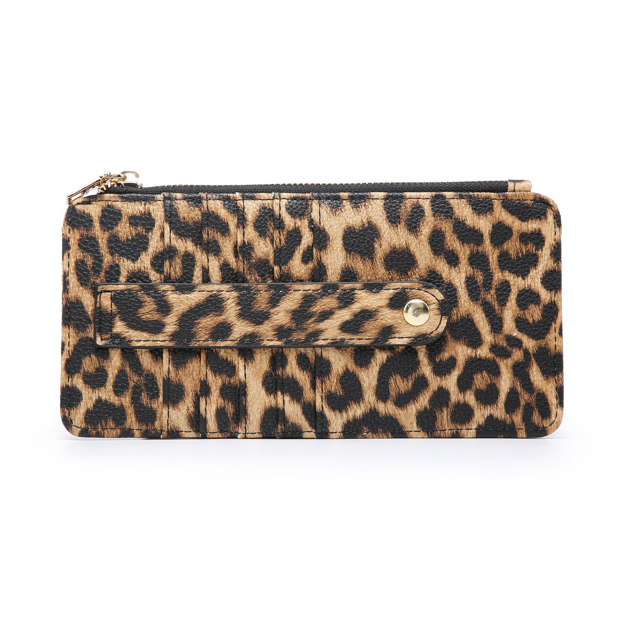 Saige Slim Card Holder -Cheetah