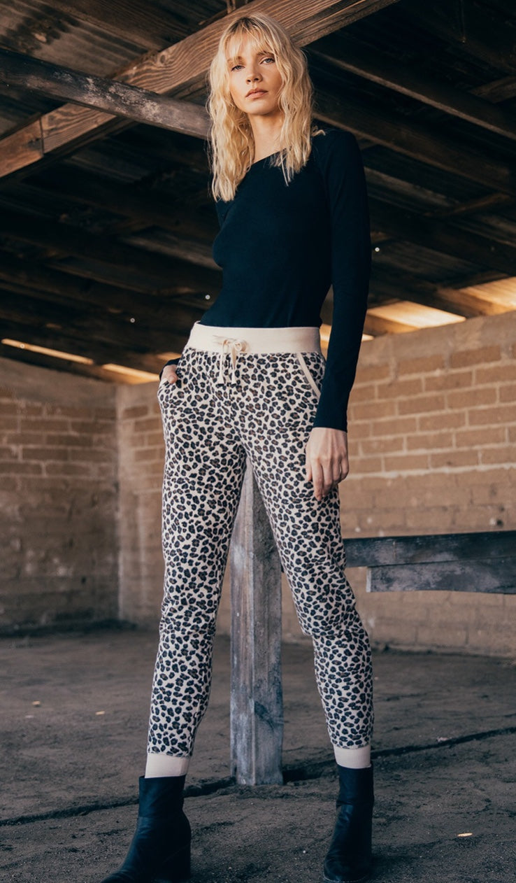 Multi Leopard Jogger Natural Combo
