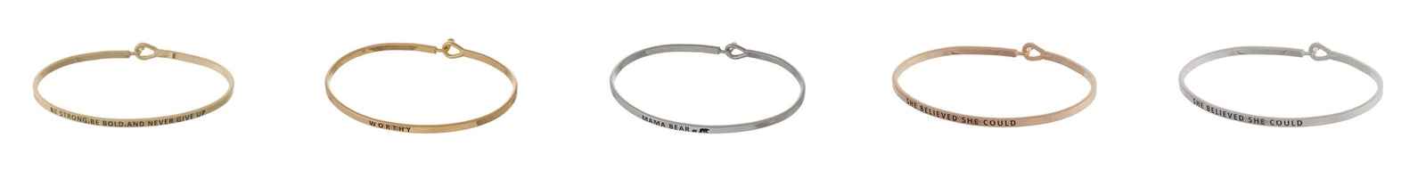 Inspirational Bracelets-Metal