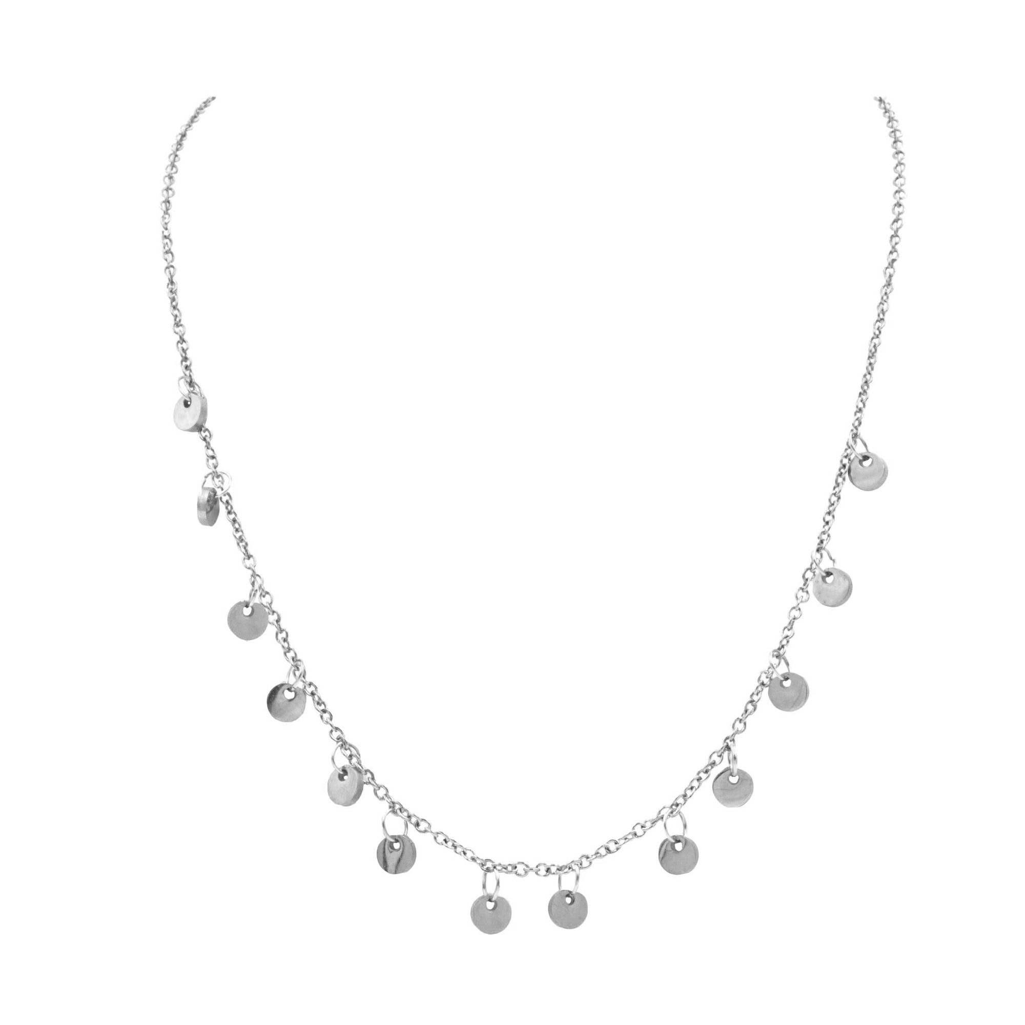 Goddess Collection Silver Mae Necklace