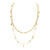 Goddess Collection Aria Necklace Gold