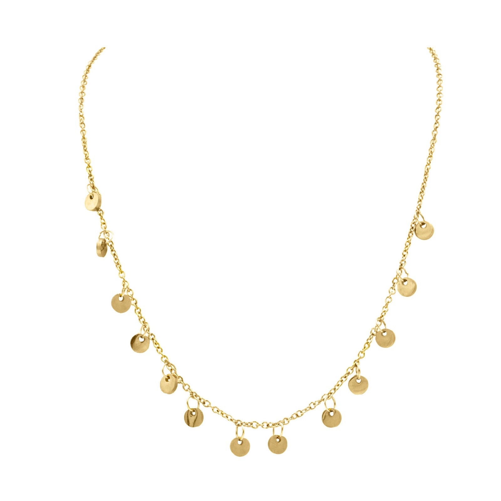 Goddess Collection Mae Necklace Gold
