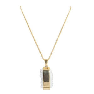 Bangle Collection Quartz Necklace Gold