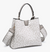 Tati Guitar Strap Satchel- Cheetah/Grey