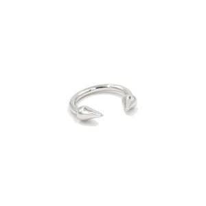 Spike Collection Silver Ring