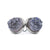 Stone Collection Silver Stormy Quartz Stud Earrings