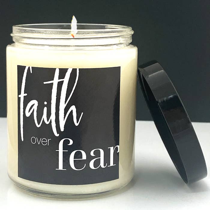 Faith Over Fear-Candle