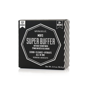 20+ Men's Super Buffer w/ Black Scrubber (Verbena Absolute): 3.5 oz