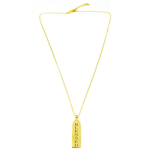 Good Work(s) Oath Stainless Steel Necklace Gold