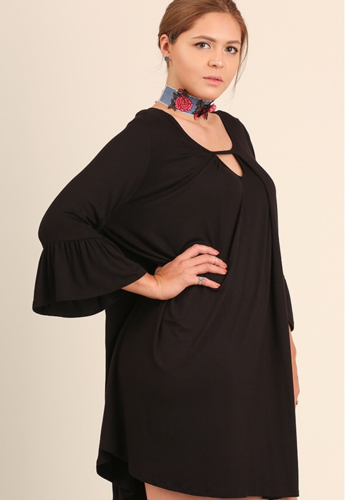 Simple Does The Job-Dress Black